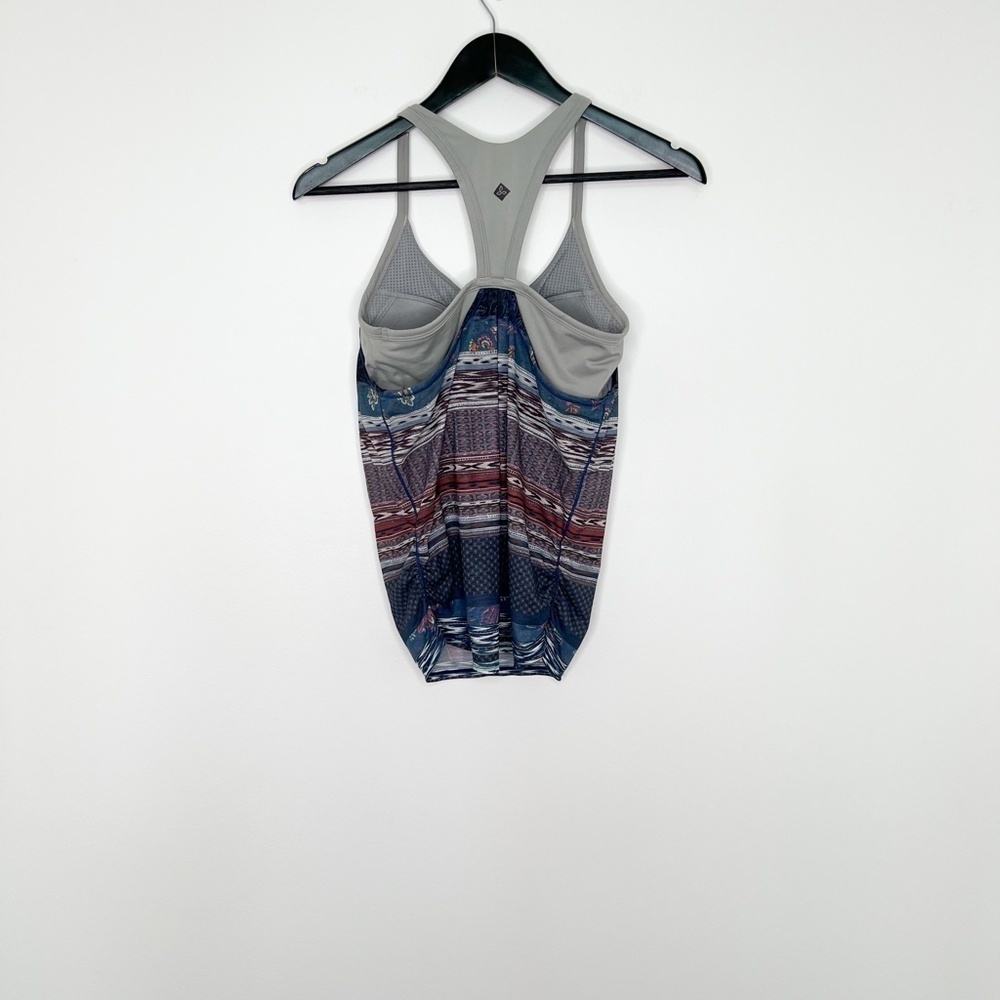 PrAna Top Miley Yoga Top Athletic Printed Tank Top - Picture 6 of 6